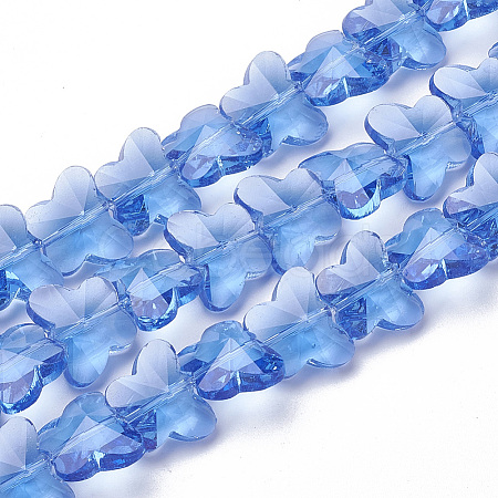 Transparent Glass Beads LS-GLAA-Q066-14mm-B10-1
