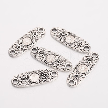 Alloy Cabochon Connector Settings EA281Y-1