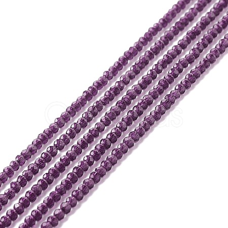 Transparent Glass Beads Strands GLAA-C019-01A-22-1
