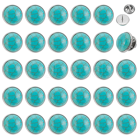 30Pcs Stainless Steel Brooches JEWB-PH01297-1