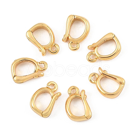 SHEGRACE Brass Fold Over Clasps XGR0145G-162G-1