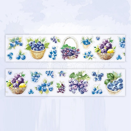 Fruits PET Self-Adhesive Stickers DIY-K074-11C-1