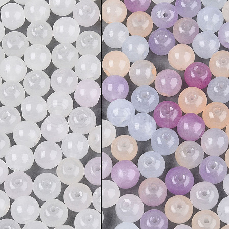 Transparent Glass UV Reactive Beads DGLA-F003-02-6mm-1