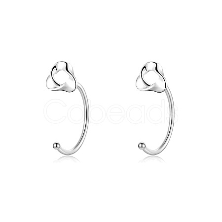 999 Fine Silver Stud Earrings FS-WG1D9DE-27-1