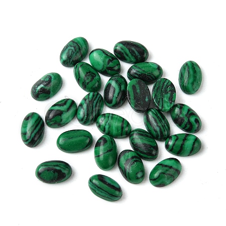 Synthetic Malachite Cabochons G-A094-01A-41-1