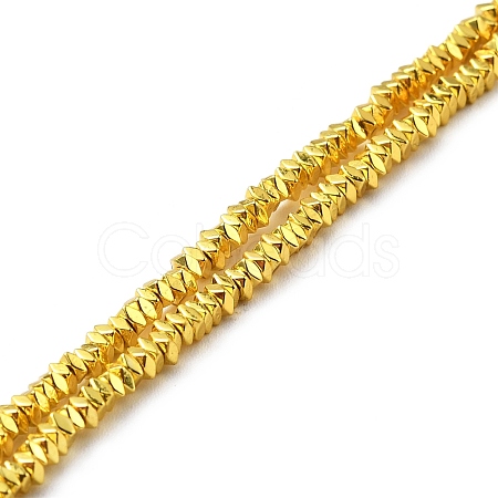 Electroplated Non-magnetic Synthetic Hematite Beads Strands X-G-G849-05G-1