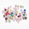 5000pcs ABS Plastic Imitation Pearl Cabochons, Half Round, Mixed Color, 5x2.5mm